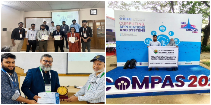 ঢাকা বিশ্ববিদ্যালয় IEEE COMPAS 2026-এ SUB CSE শিক্ষার্থীদের গবেষণাপত্র উপস্থাপন ও সাফল্য