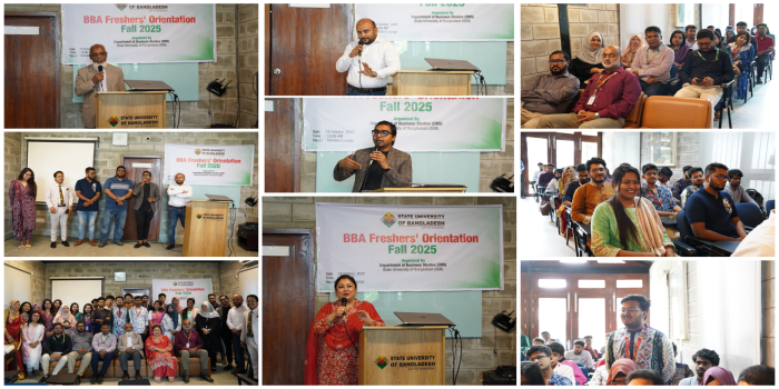 Fresher's Receiption 2025, Department of Business Studies