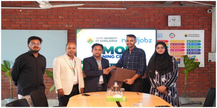 State University of Bangladesh Signs MoU with nextjobz for Career Development