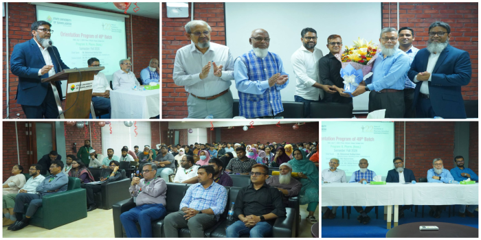Orientation Program of the 49th Batch of B. Pharm. (Hons.) Successfully Held at SUB